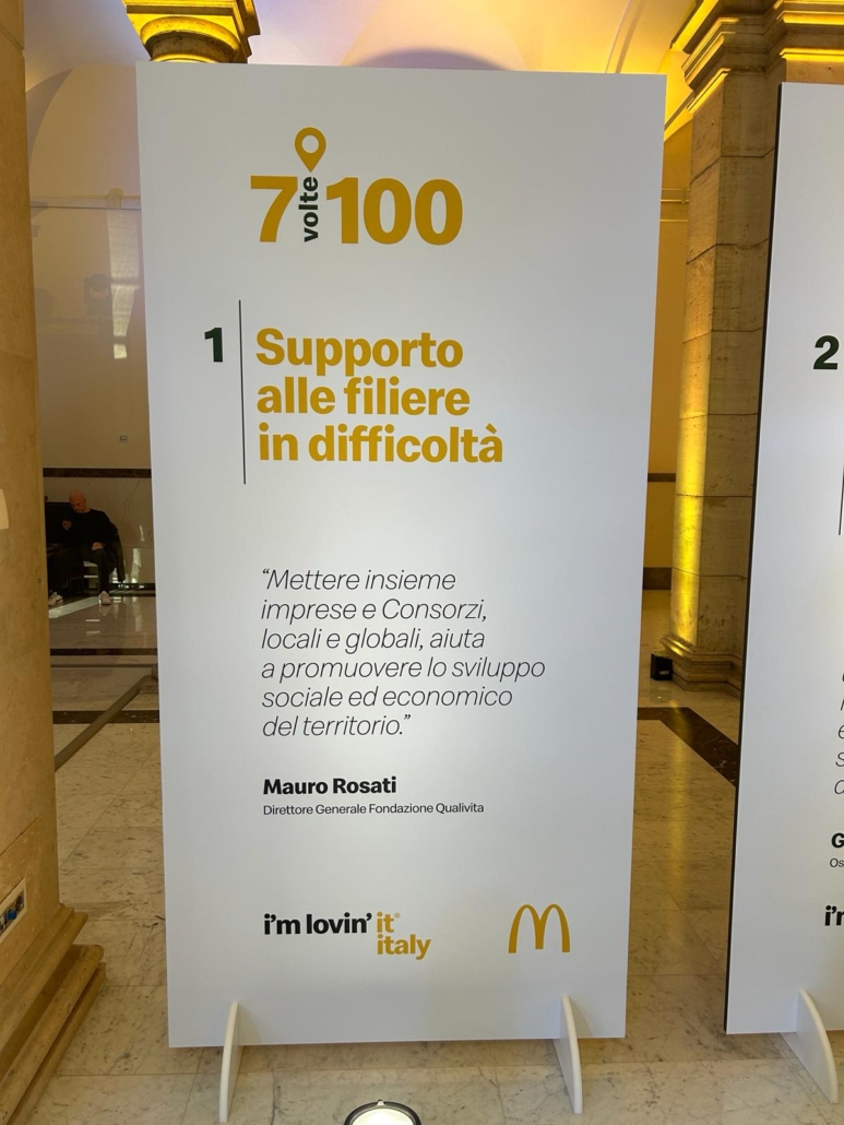 2024 - Qualivita e McDonald's per il sostegno della filiera della Pera dell'Emilia Romagna IGP